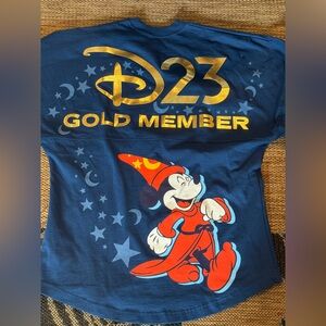Disney D23 Gold Member 2025 Spirit Jersey (S) (Small) (NWT) Unworn